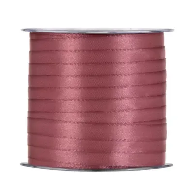 Nastro doppio raso mm.06 m.100 rosa ant.