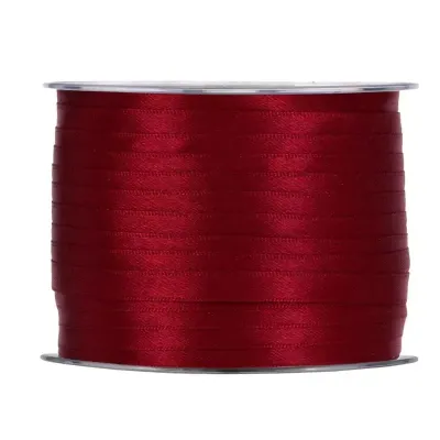 Nastro doppio raso mm.06 m.100 bordeaux