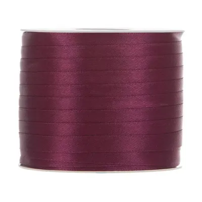 Nastro doppio raso mm.06 m.100 vinaccia