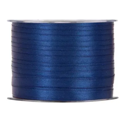 Nastro doppio raso mm.06 m.100 brillant blu