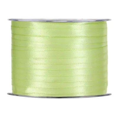 Nastro doppio raso mm.06 m.100 lime