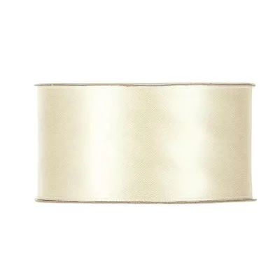 Nastro doppio raso mm.40 m.25 crema