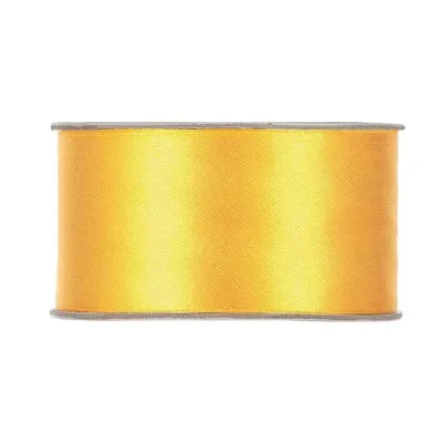 Nastro doppio raso mm.40 m.25 giallo scuro