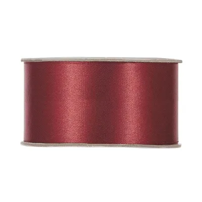 Nastro doppio raso mm.40 m.25 bordeaux