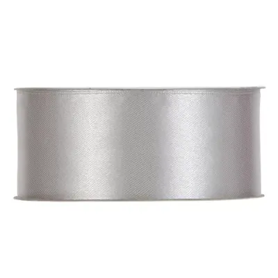 Nastro doppio raso mm.40 m.25 argento