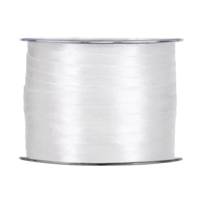 Nastro doppio raso mm.03 m.100 bianco