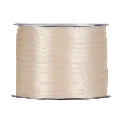 Nastro doppio raso mm.03 m.100 crema