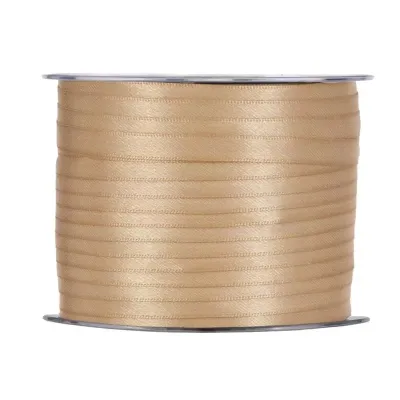 Nastro doppio raso mm.03 m.100 light gold