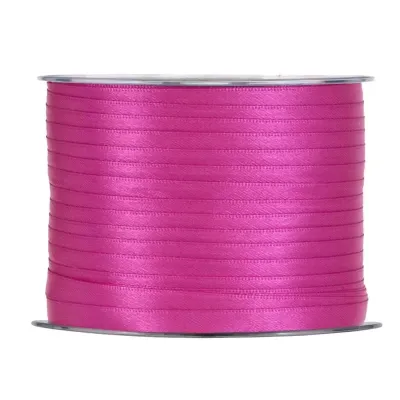 Nastro doppio raso mm.03 m.100 fucsia