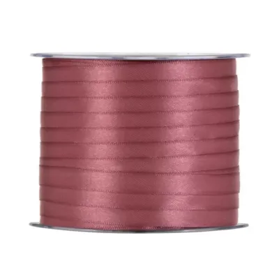 Nastro doppio raso mm.03 m.100 rosa ant.