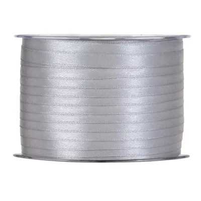 Nastro doppio raso mm.03 m.100 argento