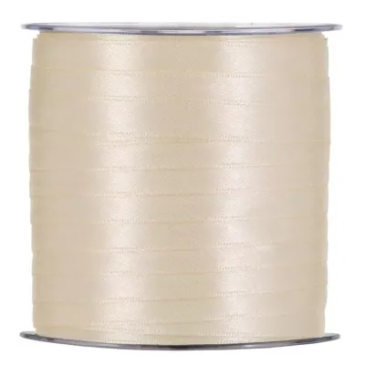 Nastro doppio raso mm.10 m.100 crema