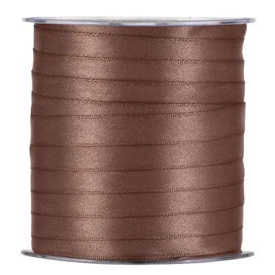 Nastro doppio raso mm.10 m.100 nocciola