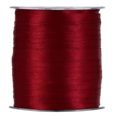 Nastro doppio raso mm.10 m.100 bordeaux