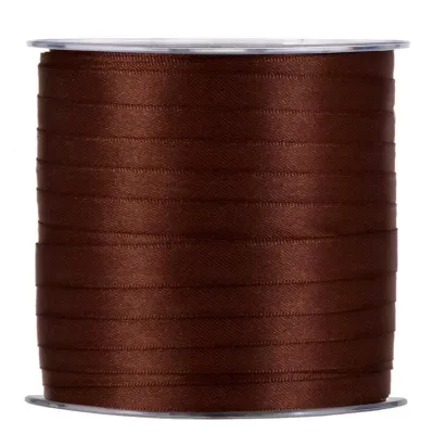 Nastro doppio raso mm.10 m.100 marrone