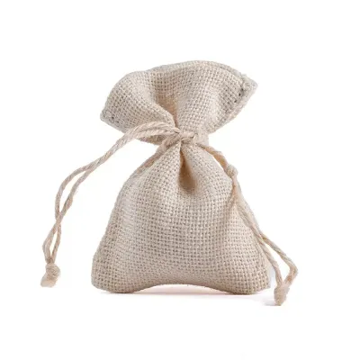 Sacchettino juta 09x12 bianco (pz.10)