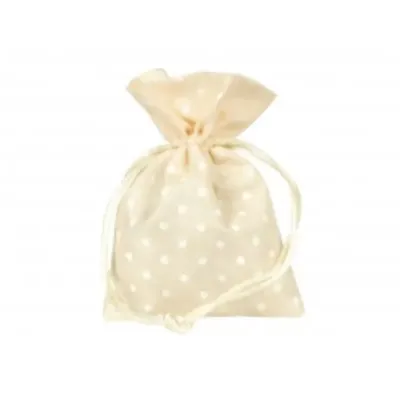 Sacchettino tela 09x12 crema (pz.10)
