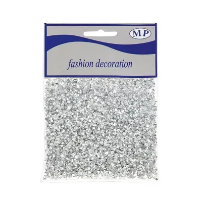 Diamanti cristallo decorativi mm.04 argento