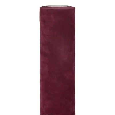 Runner cm.30 m.03 dbl velvet bordeaux