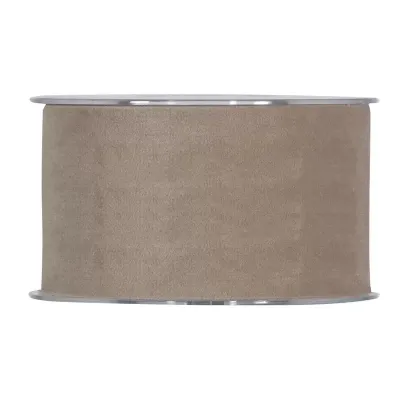 Nastro dbl velvet mm.63 m.07 tortora
