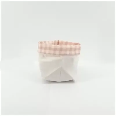 Sacchettino tessuto 10x10 rosa (pz.10)