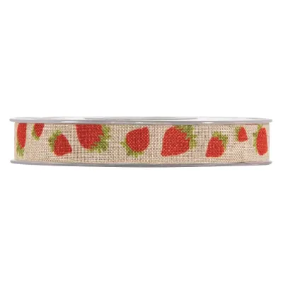 Nastro strawber. mm.15 m.20 tortora