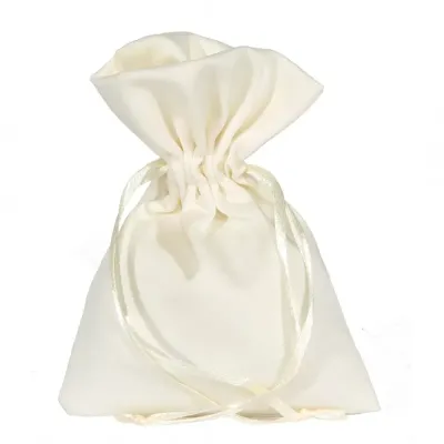 Sacchettino tessuto 10x14 crema (pz.10)