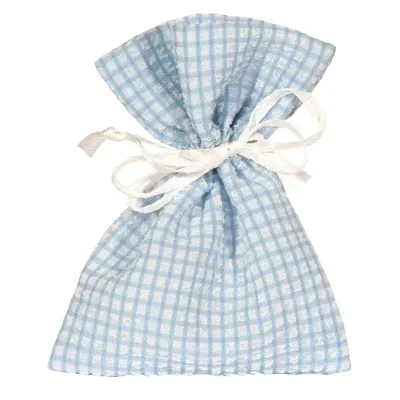 Sacchettino crepe 08x10 azzurro (pz.10)