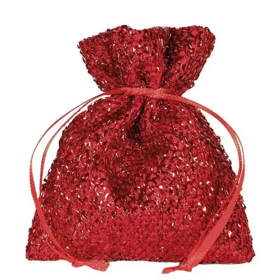 Sacchettino 08x10 new year rosso (pz.10)