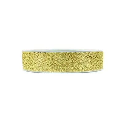 Nastro xmas net mm.25 m.30 oro