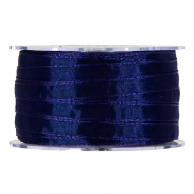 Nastro organza mm.10 m.100 blu