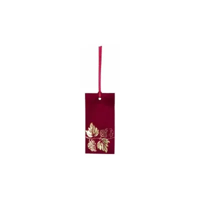 Targhetta 04x09 wine bordeaux (pz.6)