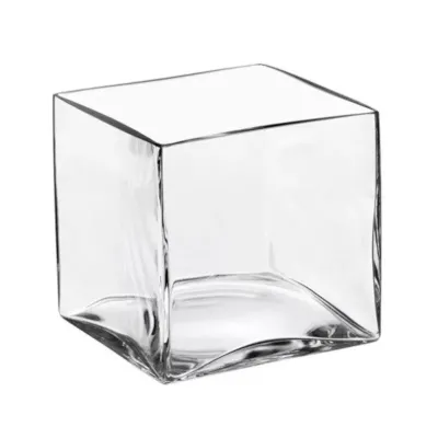 Cubo vetro 25x25 trasparente