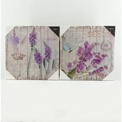 Quadretto lavanda 28x28 canvas 2 modelli