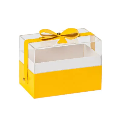 Scatola plexi 14x09 giallo
