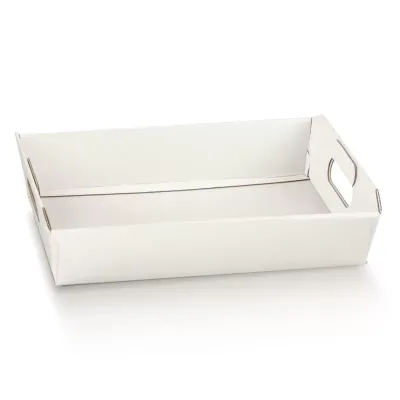 Cc-cesto cartone 31x22 bianco