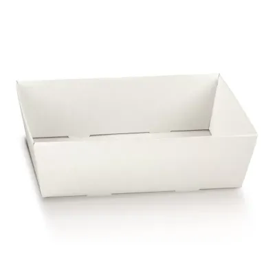 Cv-vassoio conico 29x21 bianco