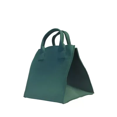 Borsa feltro 25×25 verde