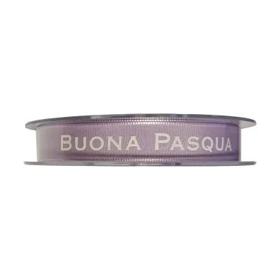 Nastro buona pasqua mm.15 m.20 lilla