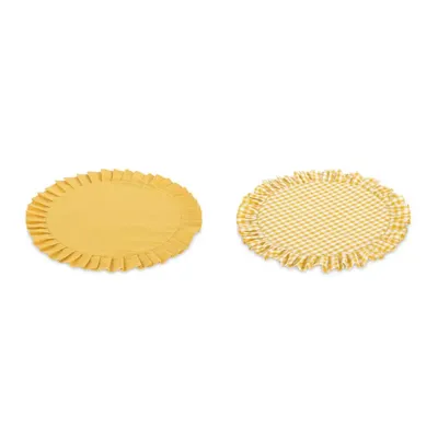 Sottopiatto cotone d.44 giallo