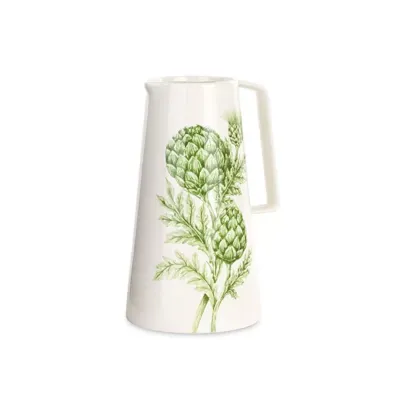 Caraffa ceramica h.22 carciofi