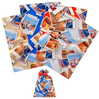 Buste 16x25 xmas polaroid assortite (pz.100)