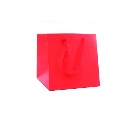 Shopper 12x12 h.12 cube rosso (pz.12)