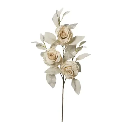 Rosa ramo cm.90 beige