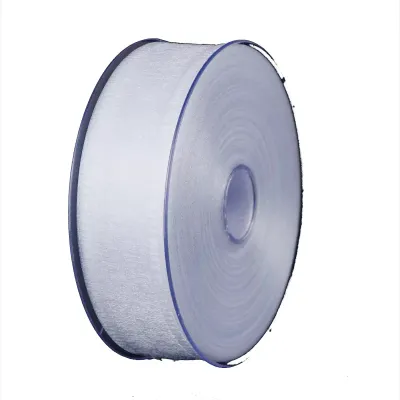 Nastro organza bord.mm.40 m.50 bianco