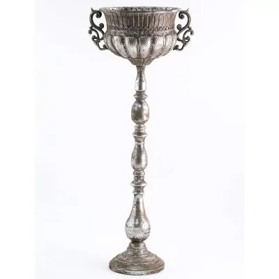 Ca-coppa metallo h.90 argento