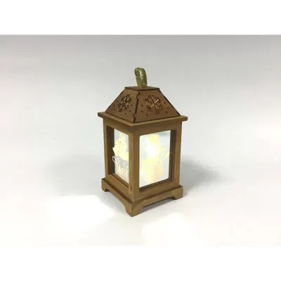Lanterna legno led h.18