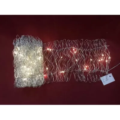 Rete led garland cm.200 argento