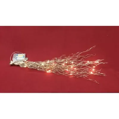 Rete led ciuffo h.60 oro