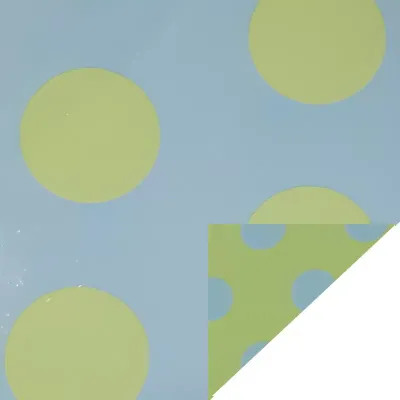 Bobina cp 1x25 gran pois verde mela - azzurro